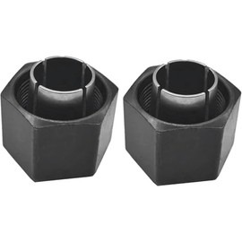 (2 Pack) Collet 19691 1/2-inch 12.7mm replace for Dewalt 326286-04 DW6212 DW616 DW618, Hitachi 323-293, Bosch 2610906283
