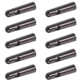 Milisten Umbrella Repair Tips 10pcs Metal Umbrella Tail Replacement Beads 0.6 Inch Walking Cane Tips Protector