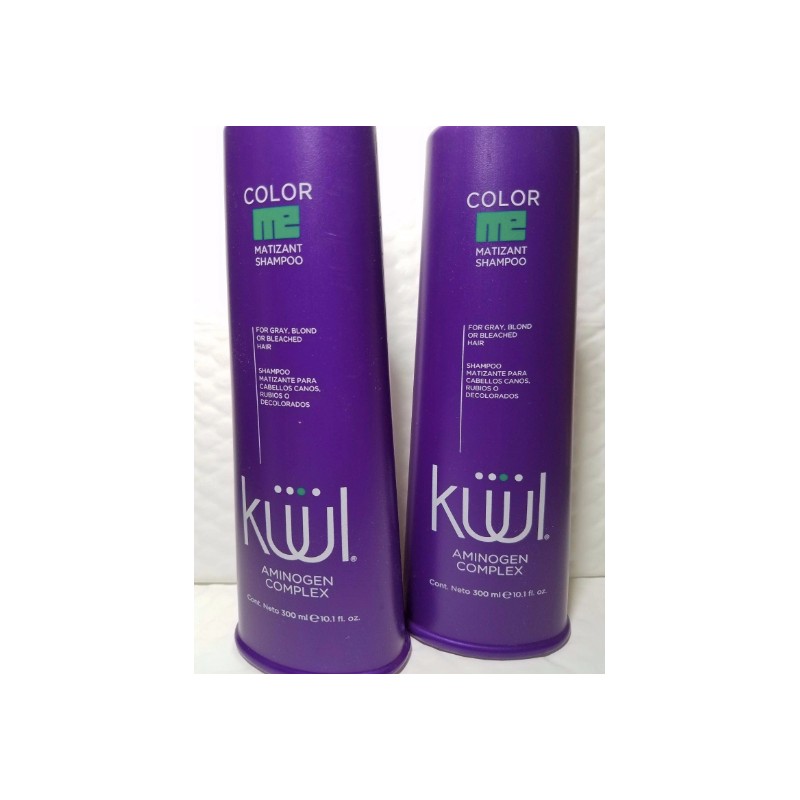 2 KUUL AMINOGEN COLOR ME MATIZANT SHAMPOO FOR GRAY BLOND