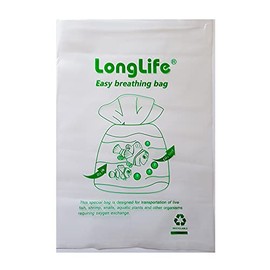 10x Breathing Bags (Curved or Straight Seal) Aquarium Transport Fish Shrimp LongLife Breather UK (10 Bags, 190mm x 280mm, Straight Seal)