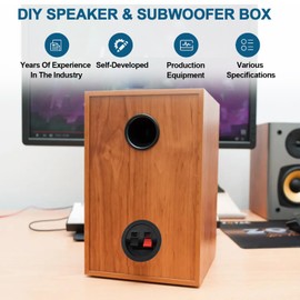 UBANU Speaker Box Terminal Cup, 2 Pack Round Spring Subwoofer Box Terminals Binding Post Wire Connector for Car Speaker Home Sub-woofer