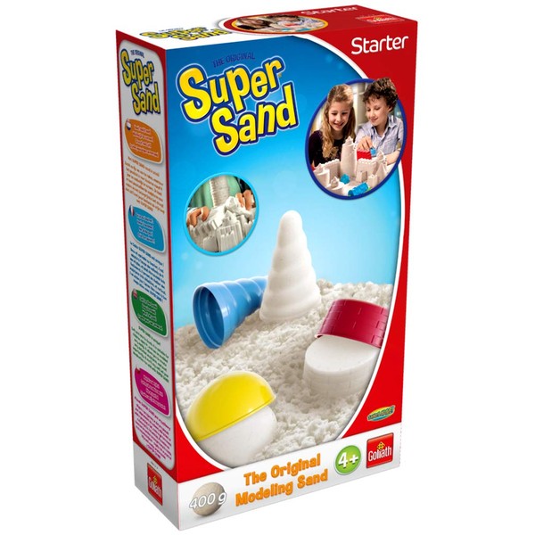 Goliath- Super Sand Starter, Colore Bianco, 383318.012