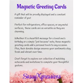 Serenity Prayer Refrigerator Magnet, Blue and Yellow Text on Ocean Photo Magnetic Greeting Card