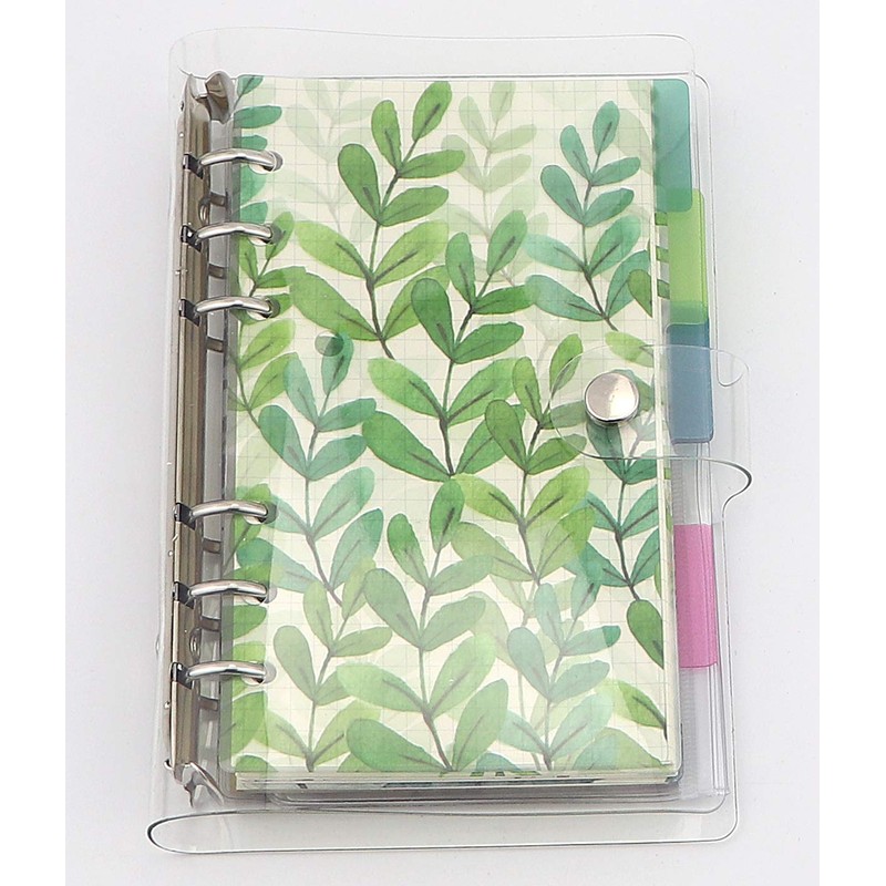 Plastic Binder Index Dividers, 6-Tab, Assorted Designs, Match for Standard