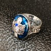 HJYZY 4 pcs Vampire Elena Jewelry Daywalking Katherine Sapphire Gilbert
