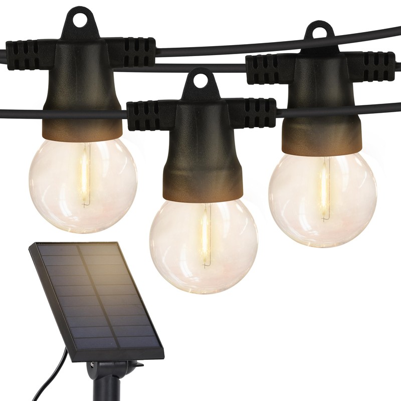 Brightech Ambience Pro Solar Powered Outdoor String Lights - 27