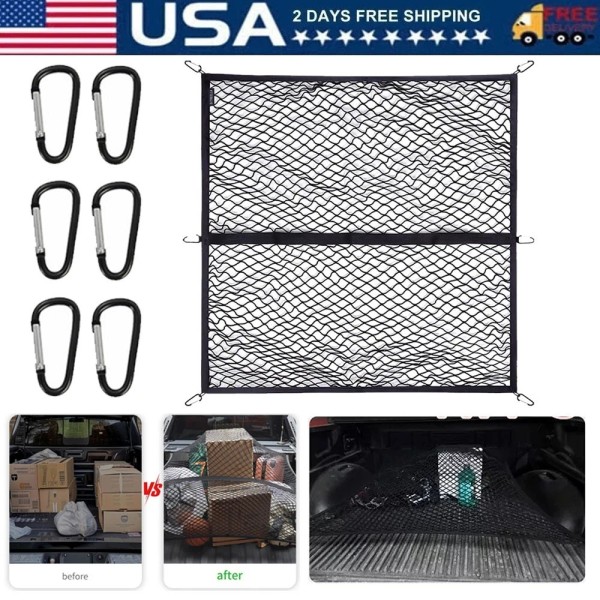 Unbranded Cargo Net For Pickup Truck Bed Heavy Duty Net