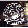 Fresh Brewed Coffee Takeaway Cup Window Sign Vinyl Sticker Graphics