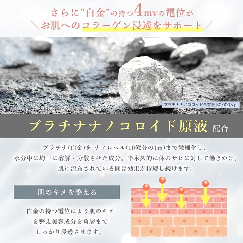Platinum Nanocolloid Raw Collagen Serum, 1.0 fl oz (30 ml)