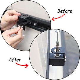 Hudiriy Car Antenna Mount Compatible with Ineos Grenadier 2020-2024 Car CB Expansion Antenna Bracket Decorative Accessriose (Right Rear Antenna Bracket), CC-198