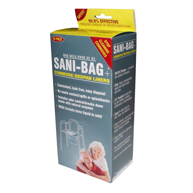 Sani-Bags By Cleanwaste, Disposable Commode Bags 1 count