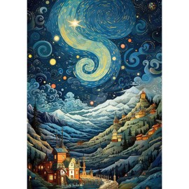 TOSTOG 5D Diamond Painting for Adults, Landscape Diamond Painting Kits Pictures, Diamond Painting, DIY Diamond Painting Picture Set, 30 x 40 cm for Wall Decoration