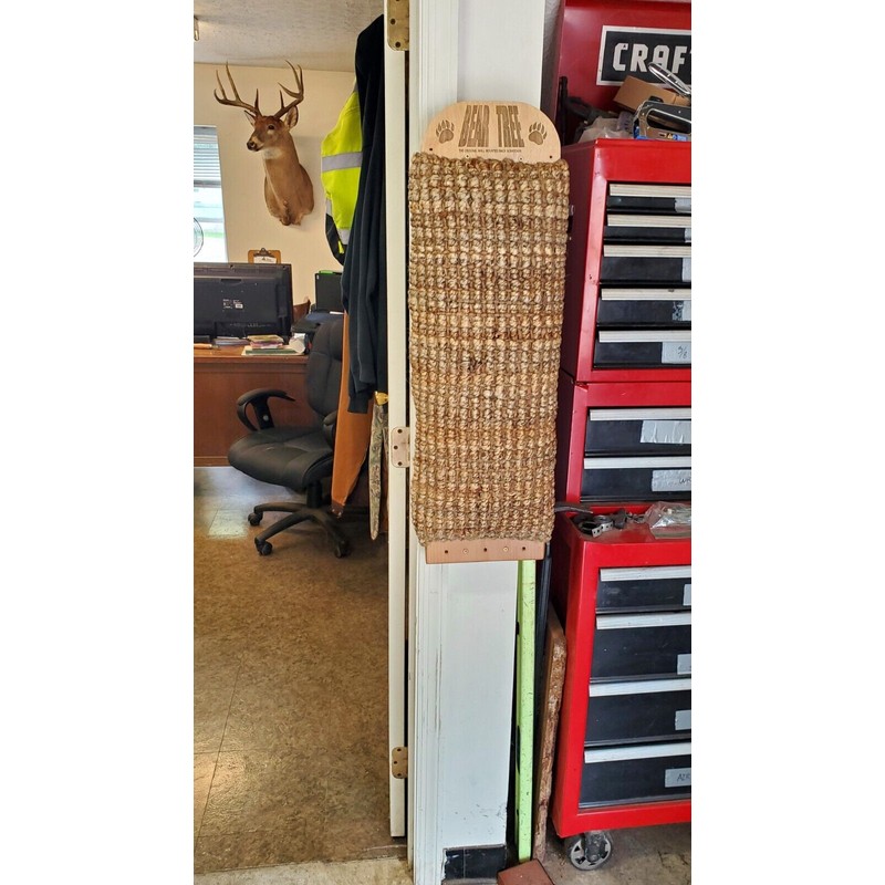 Bear Tree Wall Mounted Back Scratcher, Man Cave Decor, Back