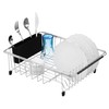 iPEGTOP Cutlery Utensil Silverware Drying Rack Basket Holder with Hooks