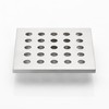 HOLGE 3.75 Inch Square Shower Drain Cover 95MM Floor Drain