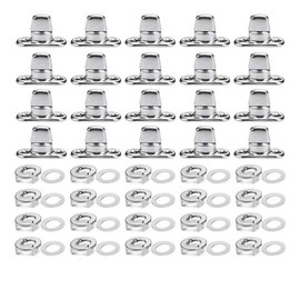 Xuzxinze 40 Sets Canvas Twist Lock Fasteners, Turn Button Fasteners, Eyelet and Stud for Canvas Marine Fastener Turn Buttons