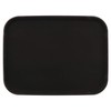 G.E.T. NS-1216-BK BPA-Free Non-Slip Plastic Rectangular Serving Tray, 12" x