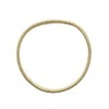 Blonde Large Flat Hair Elastics, Renewable Bamboo, Pack of 12