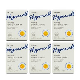 Dr.Lin Hypercell RTG (rTG) Omega 3 1202mg x 30 capsules x 6 boxes / 닥터린 하이퍼셀 알티지(rTG) 오메가3 1202mg x 30캡슐 X 6박스