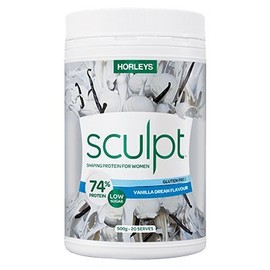 Sculpt Shaping Protein 500g by Horleys *New Natural Formula* - Size: 500g - Color: Vanilla Dream
