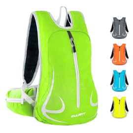 EULANT Lightweight Running Backpack,Cycling Rucksack Waterproof Women & Men, Small Travel Knapsack for Biking Hiking Camping Walking Travelling Fishing School Trekking Mountaineering, Green