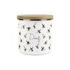 Purely Home Scattered Bees Kitchen Storage Canister - Bumblebees Decaf
