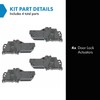 TRQ Power Door Lock Actuators Kit Set of 4 for