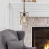 GEPOW Farmhouse Pendant Lights, Distressed Wood Kitchen Pendant Lighting Over