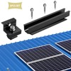 Anbte Solar Panel Bracket Kit, 6 Pcs 7.87 in Aluminium