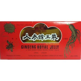 Ginseng Royal Jelly (Extra Strength)- Oral Liquid In Vials (10ml x 30vials) by Royal King