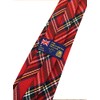 Men's Royal Stewart Red Tartan Clip On Neck Tie