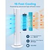 BALKO Windowless Swamp Cooler, 3 Ice Pack, 70° Oscillation, Ductless