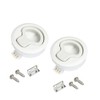 Flush Pull Latch Slam Latch 1/4" Marine Hatch Latch Round