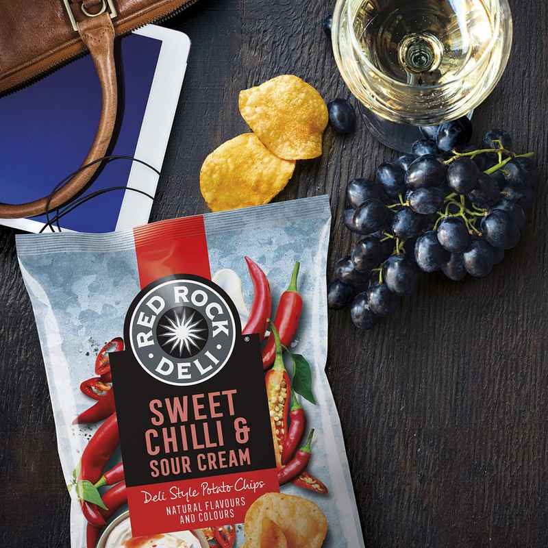 Red Rock Chip Sweet Chilli and Sour Cream 165g