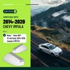 ECOTRIC Mirror Covers Compatible with Impala Overlays Trims Shells Chrome