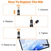 40 Pcs Stylus Tips Replacement Tips Only Pencil Rubber for