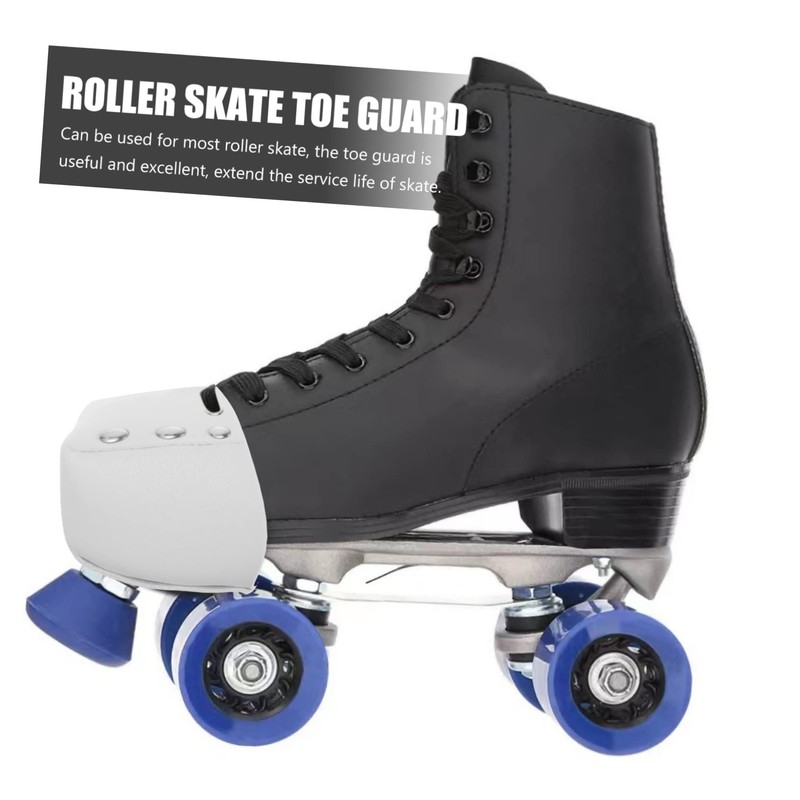 Sosoport Leather Roller Skate Toe Cover Protector Removable Toe Guard