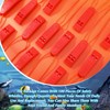 100 Pieces Emergency Whistle with Lanyard Safety Whistle Survival Whistle