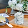 Butter Crock with Lid for Countertop,Ceramic French Butter Dish Keeper