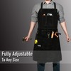 LeaSeek Leather Welding Apron,Heat & Flame-Resistant Heavy Duty Work Aprons