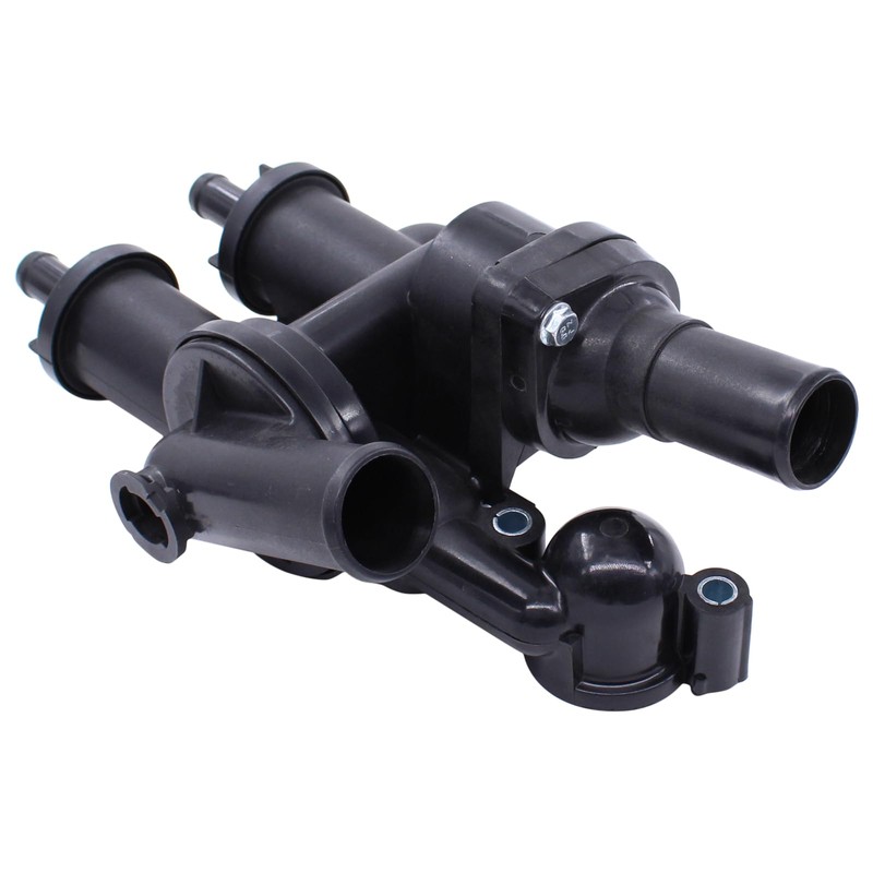 MOTOKU Engine Coolant Thermostat Housing Assembly w/Sensor and Water Outlet