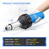 Hot Air Plastic Welder 1600W Plastic Welding Roofing Kit 110V,