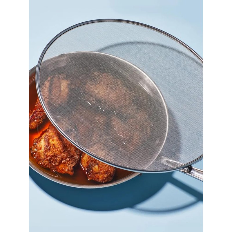 Rocky Mountain Goods 10” Splatter Screen for Frying Pan -