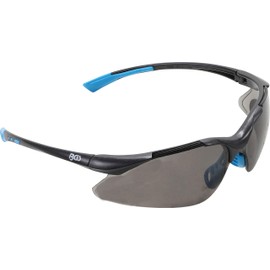 BGS safety glasses, grey, tinted, BGS-3628