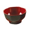 Yanco CR-3006 Black and Red Two-Tone Bowl, 10 oz Capacity,
