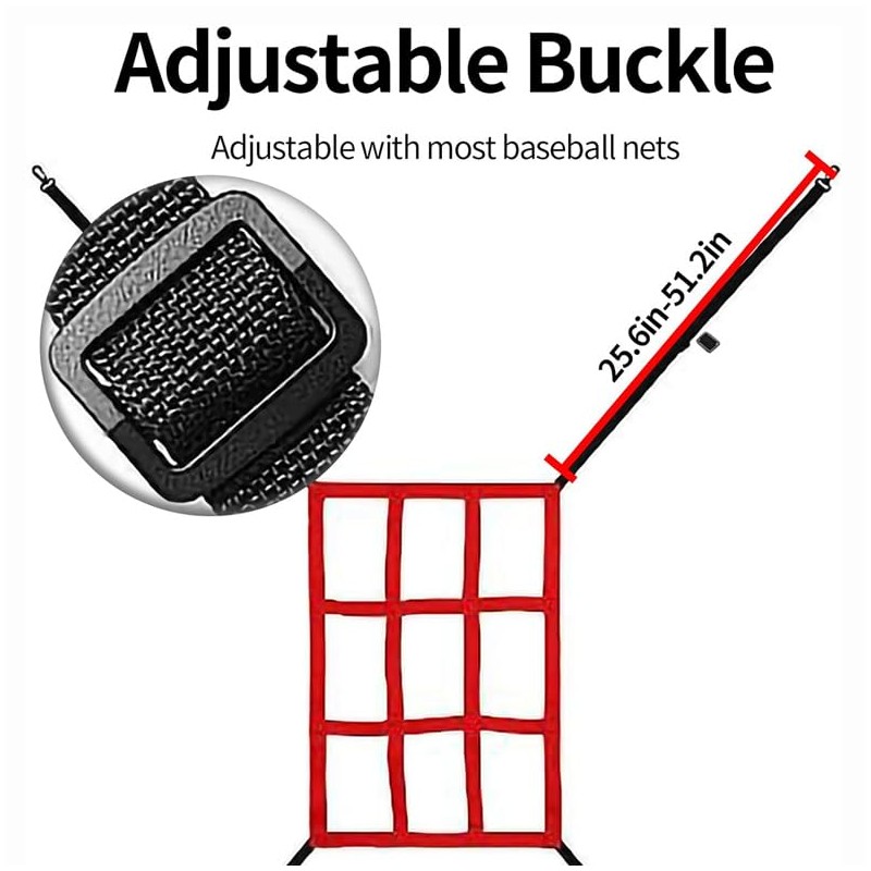 Adjustable Strike Zone Target for Baseball Net and Softball Net,