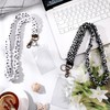 2 Pack Scrunchie Lanyards for ID Card and Keys Scrunchy