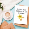 Naixiwen Funny Annual Reminder Birthday Card for Friend, Cute Star