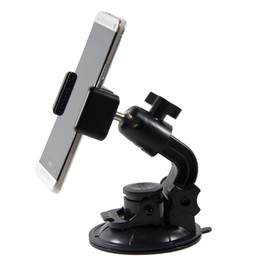 Livestream Gear - Glass Suction Mount for Phone, Perfect for Live Stream, FB Live, Youtubers, or Photos. Great for Glass or Mirror. Use for WOD; Fitness Streams at Home, or Gym. (Md. Phone Holder)
