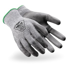 HexArmor Safety Gloves | Flexible Polyurethane Palm Coating | A4-Level Cut-resistant Work Gloves | 12 Pairs | Superior Grip and Abrasion | Seamless Knit | Helix 1074 | Medium